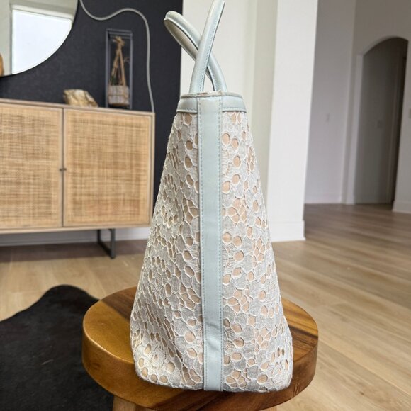 Baby Blue Lace Dolce and Gabbana Handbag - Picture 4 of 10